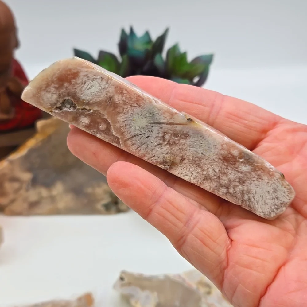 CLEARANCE Flower Agate Crystal Bundle Towers Freeforms Carvings